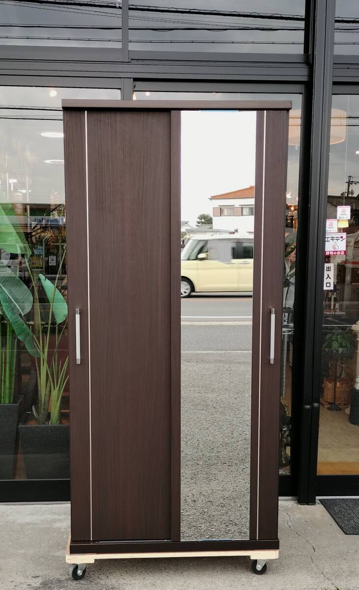 愛知店舗】□ニトリ□スライド ワードローブ 約183×88×60㎝ ミラー/ 愛知店舗】□ニトリ□スライド ワードローブ 約183×88×60㎝ ミラー/