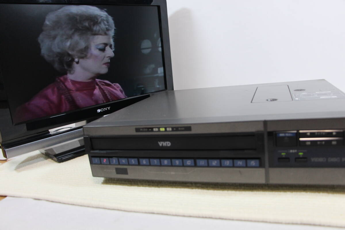 Victor/ビクター VHD HK-S10-P ビデオディスクプレーヤー　現状品_画像1