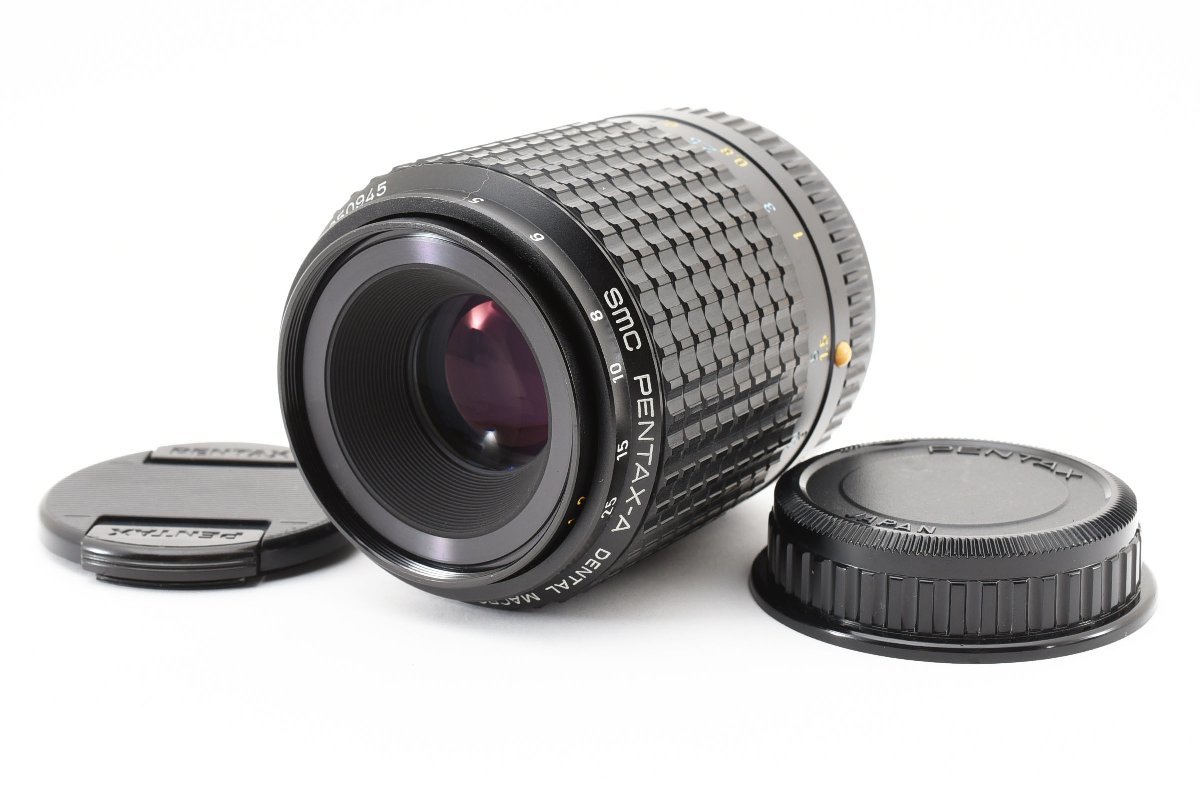 【レア美品】ペンタックス SMC PENTAX-A Dental Macro 100mm f/4 マクロ 単焦点レンズ Kマウント 試写・動作確認済み！2084098