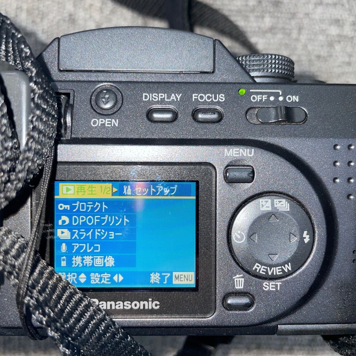 【通電確認済】 Panasonic DMC-FZ1 カメラ 備品込み △ △_画像5