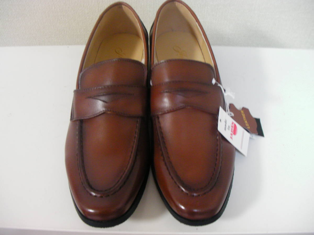 LEATHER日本製天然皮革靴26.0センチ新品未使用品即決価格