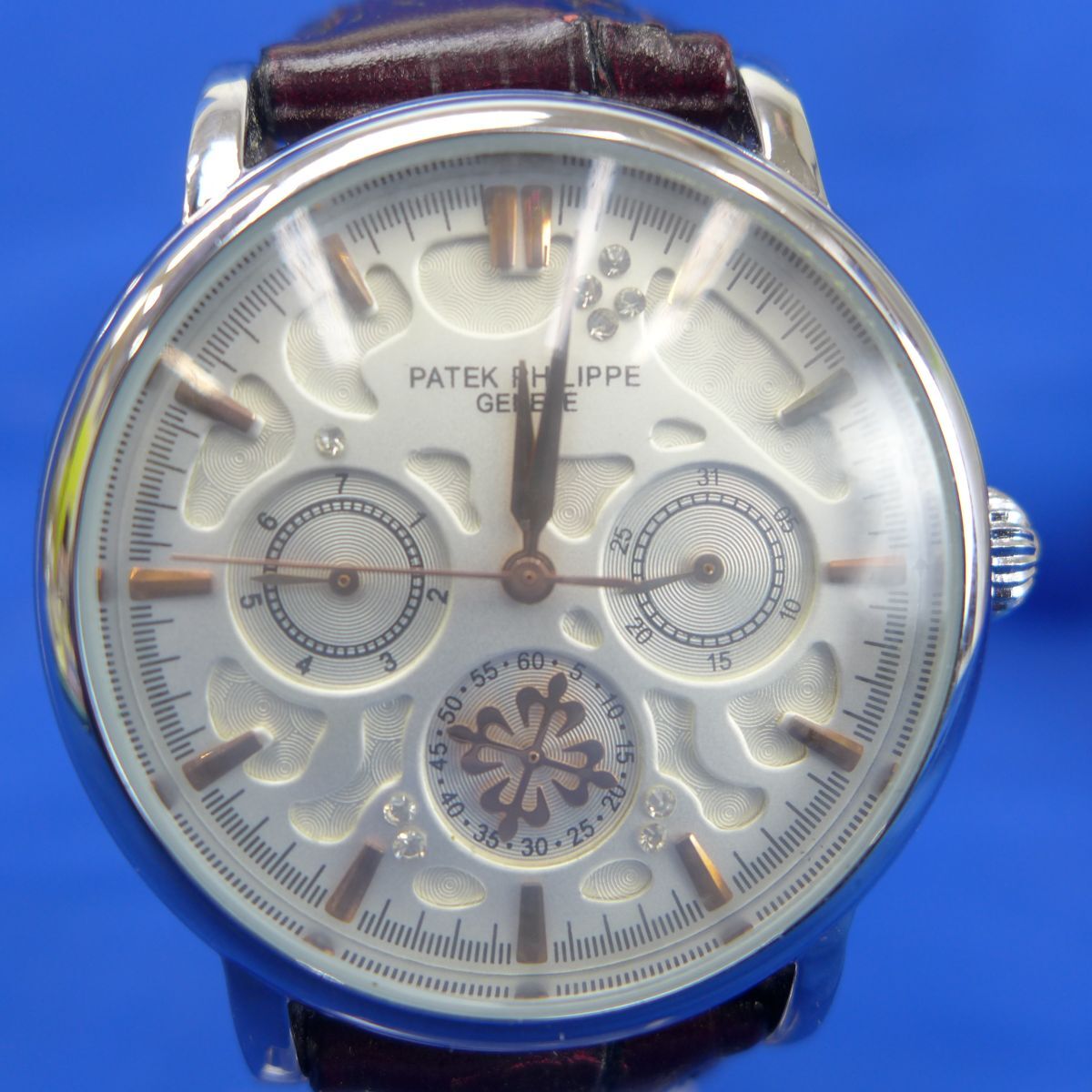 佐S7520●【動作確認済】PATEK PHILIPE  geneve パテック・フィリップ  自動巻き 腕時計 スイスswiss NO.07の画像4