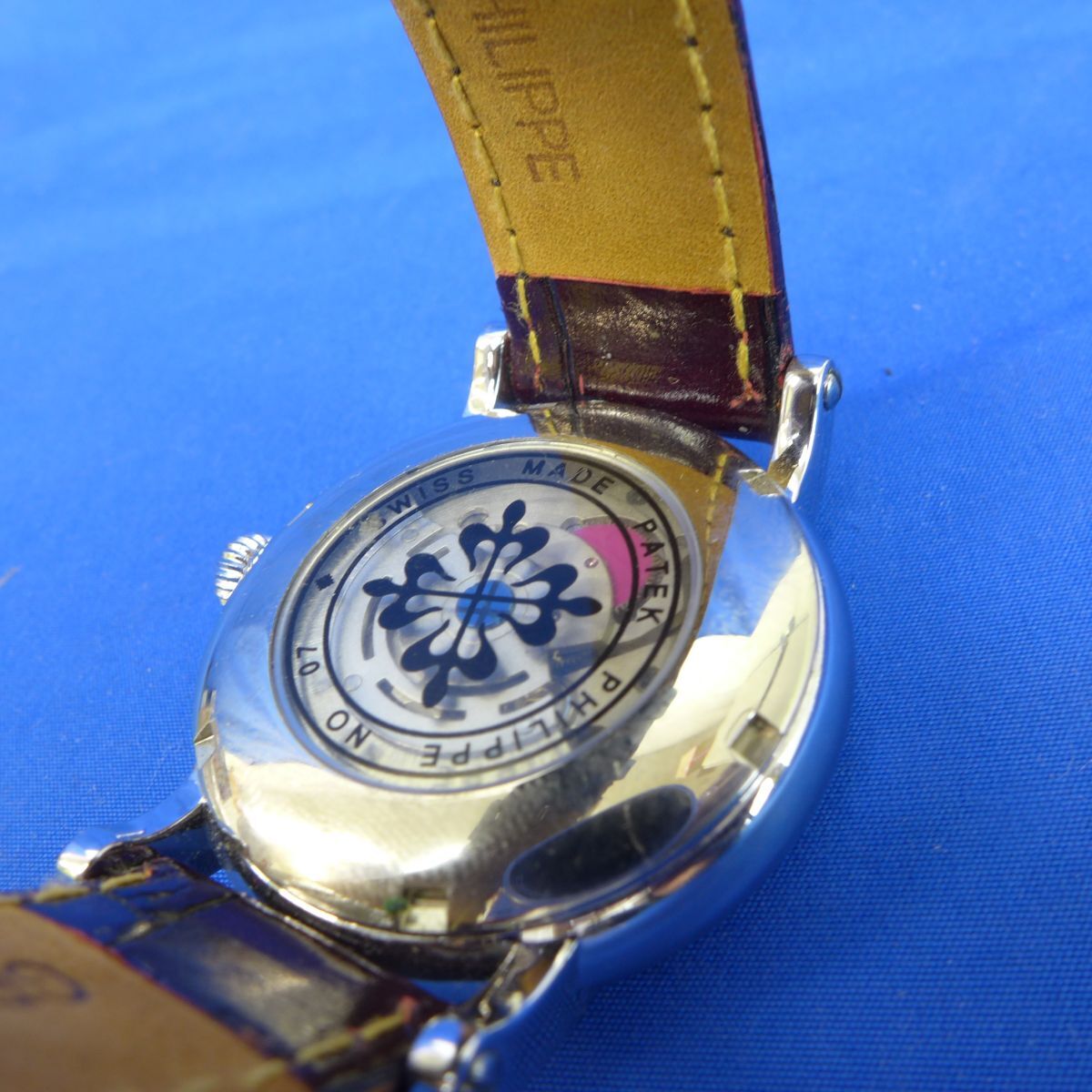 佐S7520●【動作確認済】PATEK PHILIPE  geneve パテック・フィリップ  自動巻き 腕時計 スイスswiss NO.07の画像6