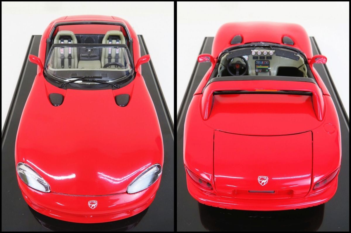 .R8165* minicar [Burago/ BBurago [1/18 Dodge wiper RT/10 red ] display case attaching ] model Dodge Viper/ toy / toy 