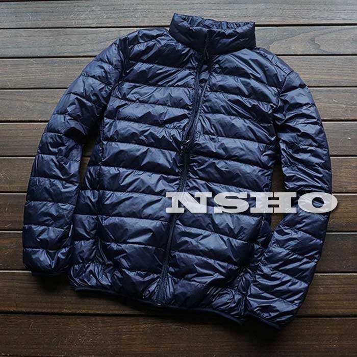 1184/表記4XL→3XL程度 ■新品 国内未販売 メンズ ライダース系 超軽量 ダウンジャケット ライトダウン ブルゾン 春秋冬アウター_画像1