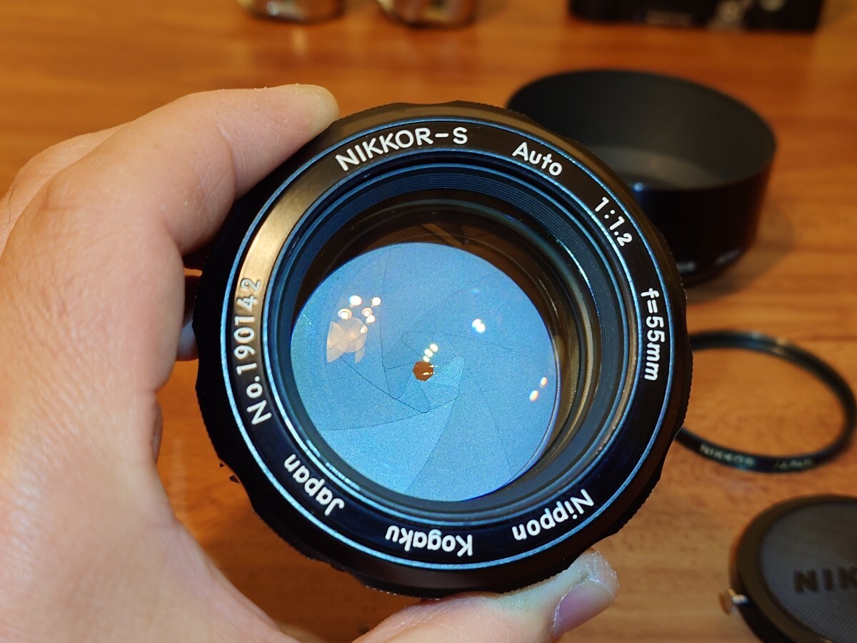 Nikon NIKKOR-S Auto 55mm F1 2 Fマーク55/1 2専用深大メタル Nikon NIKKOR-S Auto 55mm F1 2 Fマーク55/1 2専用深大メタル