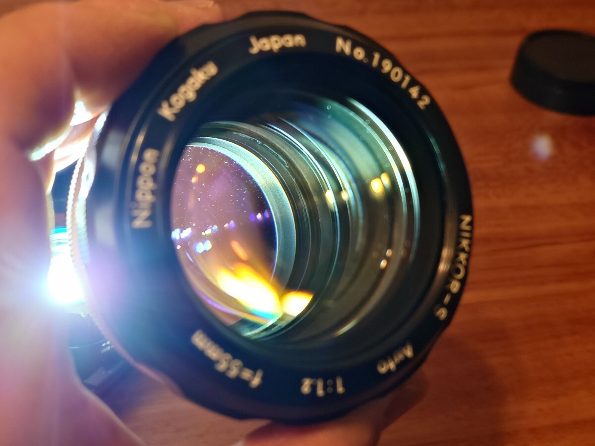Nikon NIKKOR-S Auto 55mm F1 2 Fマーク55/1 2専用深大メタル Nikon NIKKOR-S Auto 55mm F1 2 Fマーク55/1 2専用深大メタル