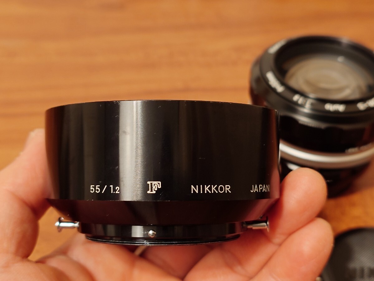 Nikon NIKKOR-S Auto 55mm F1 2 Fマーク55/1 2専用深大メタル Nikon NIKKOR-S Auto 55mm F1 2 Fマーク55/1 2専用深大メタル