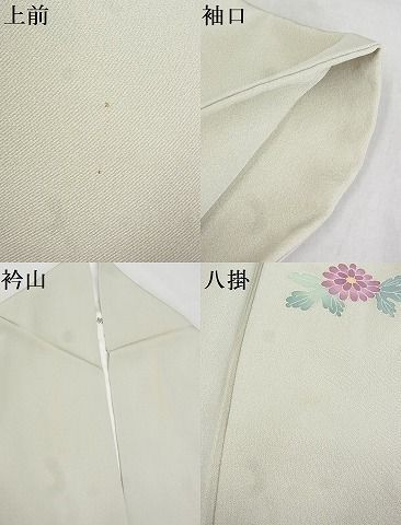 平和屋-こころ店■本加賀友禅作家 染元千紅代表 寺西一紘 色留袖 鯉 花 正絹 逸品 A-ta9281の画像10