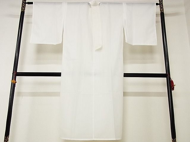 平和屋川間店■夏物　長襦袢　絽　白色　洗える着物　A-ck3229_画像2