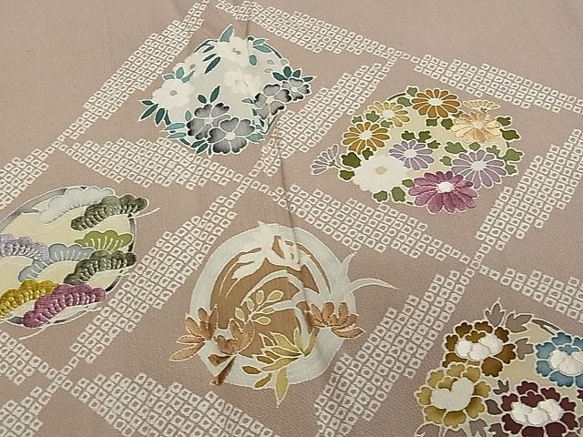  flat peace shop 1# gorgeous color tomesode author thing embroidery . Hanamaru writing excellent article gh7287