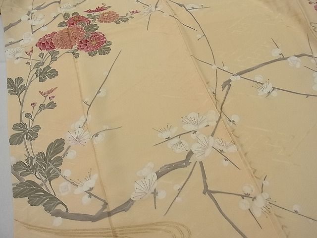 平和屋1■訪問着　刺繍　枝花文　金彩　逸品　1yc2019_画像4