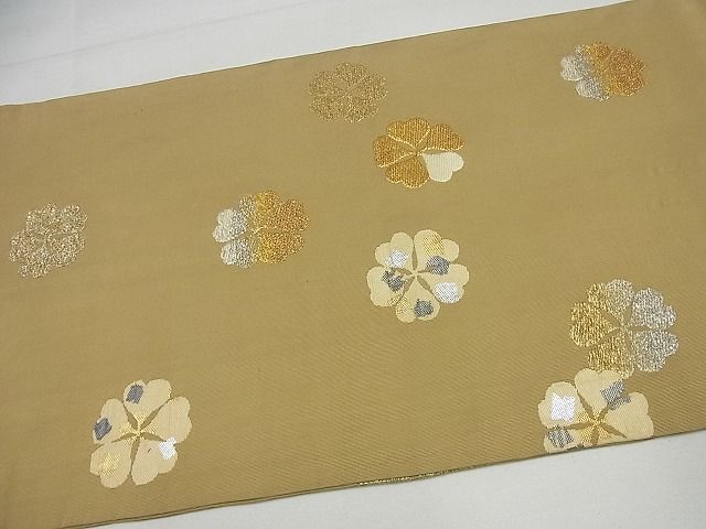 平和屋1■最高級　龍村平蔵製　丸帯　明日桜綴錦　逸品4s497_画像7