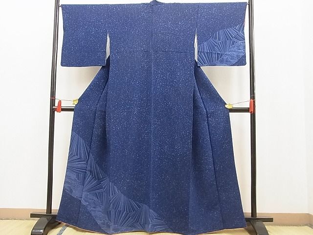 平和屋野田店■訪問着　型染め　吉祥文　逸品　n-ne3342_画像1