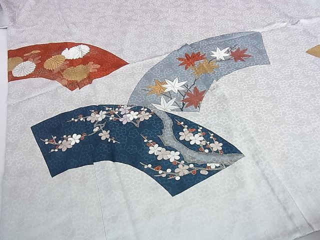 平和屋2■訪問着　刺繍　地紙花文　金彩　高島屋扱い　逸品　DAAB4116ic_画像3