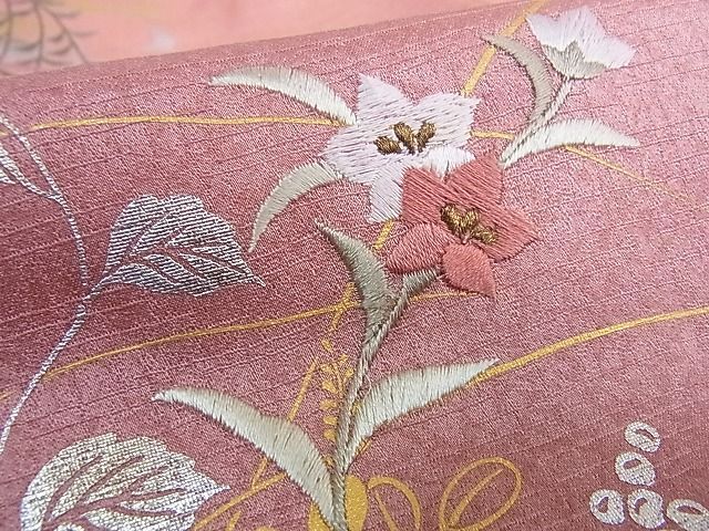 平和屋2■訪問着 刺繍 雪輪花文 金銀彩 逸品 DAAB4068icの画像7