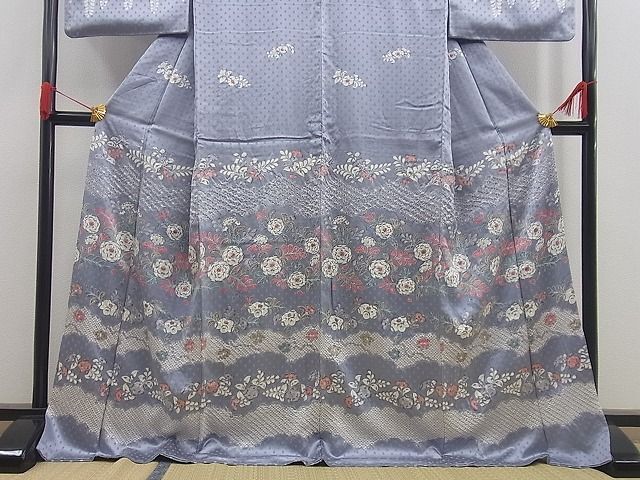 平和屋川間店■付下げ 辻が花 手描き 絞り 逸品 n-sg0163の画像3