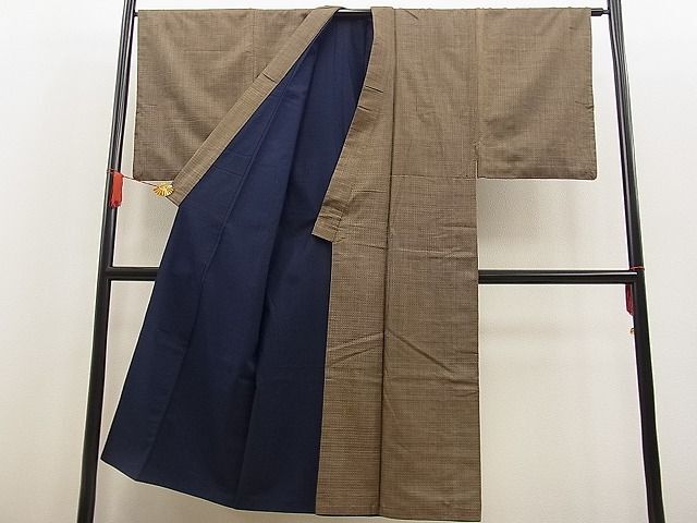 平和屋川間店■男性　本場大島紬　西郷絣　逸品　n-ab0289_画像3