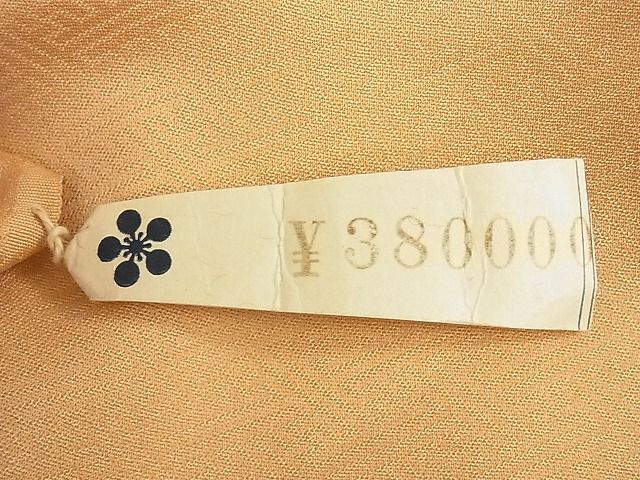 平和屋-こころ店■色留訪問着　刺繍　草花文　上代38万　仮絵羽　正絹　逸品　未使用　AAAC2280Aja_画像7