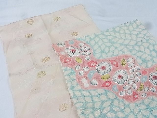 平和屋-こころ店■和装小物　上質な帯揚げ10枚セット　辻が花　寿光織　丹後ちりめん　金銀彩　鬼しぼ縮緬　逸品　未使用品有　A-zi7458_画像2