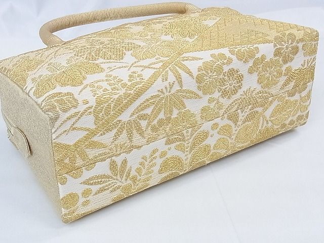  flat peace shop 1# kimono small articles Japanese clothing bag profit . back . flower .. writing ... gold thread excellent article CAAA2346ev