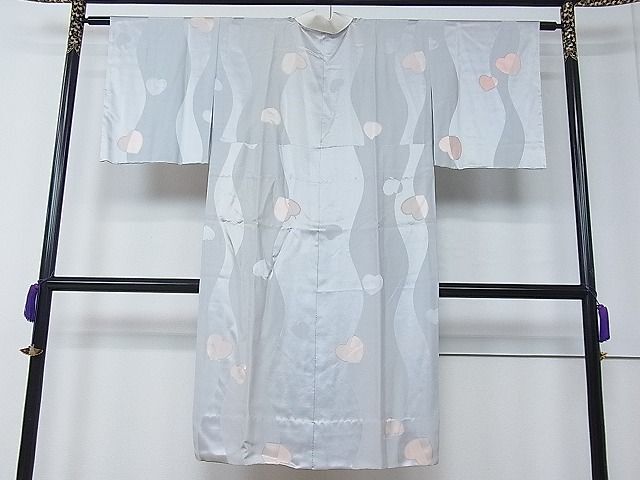 平和屋1■上質な長襦袢　無双仕立て　立涌吉祥文　反端付き　逸品　CAAA7419ua_画像4