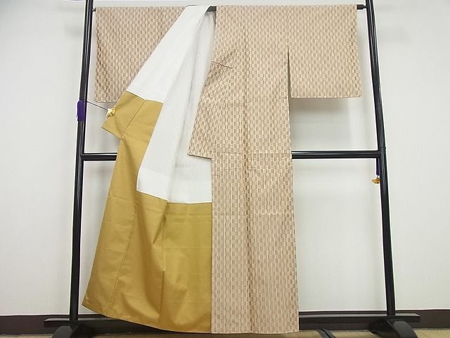 平和屋1■希少 山下八百子 本場黄八丈 逸品4s348の画像3