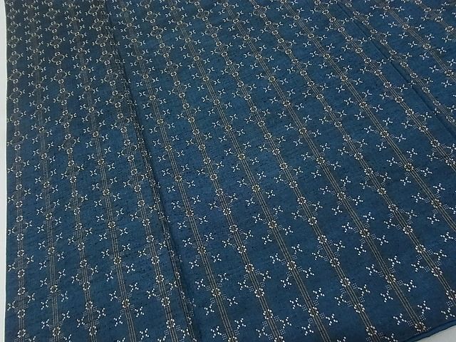 平和屋-こころ店■上質な紬 花織 間道 正絹 逸品 AAAC4830Bwtの画像3