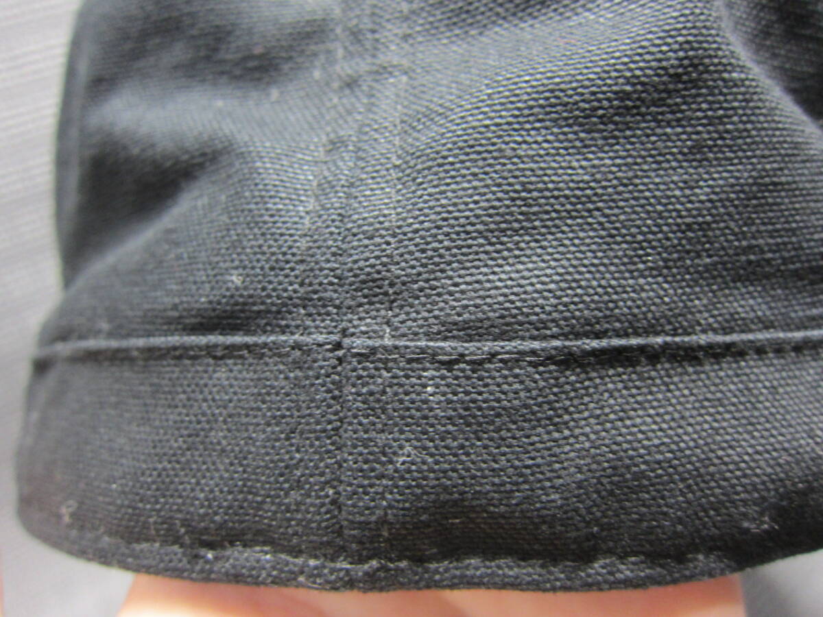 NEW ERA ニューエラ　ワークキャップ　帽子　黒　56.8cm　J2403C_汚れがあります