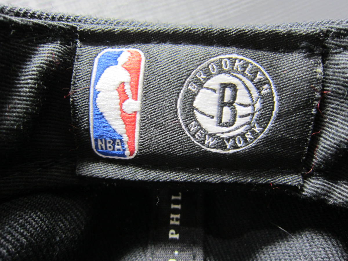 Mitchell＆Ness ミッチェル＆ネス × BROOKLYN NETS　NBA　キャップ　帽子　黒　56～59cm　S2310A_画像9