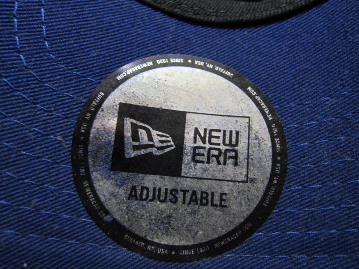 NEW ERA ニューエラ ADJUSTABLE パンク 炎 ファイヤー キャップ 帽子 青 56～59cm S2403Cの画像6
