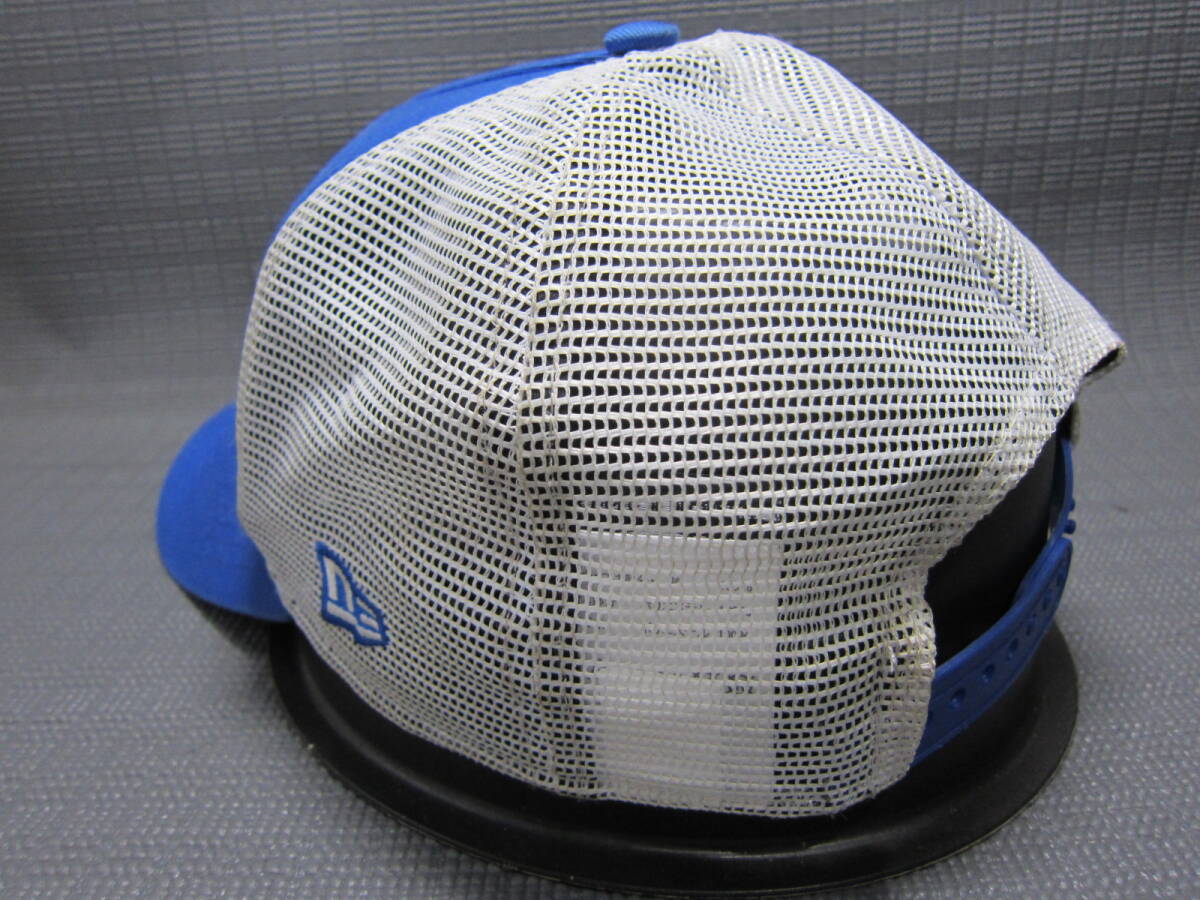 NEW ERA ニューエラ × LA ロサンゼルスラムズ　NFL　メッシュキャップ　帽子　青×白　スナップバック フリーサイズ　S2403F_画像2