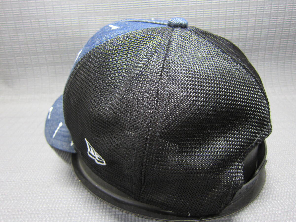 NEW ERA ニューエラ　ゴルフピン　カクテル　メッシュキャップ　帽子　デニム　スナップバック フリーサイズ　S2403F_画像2