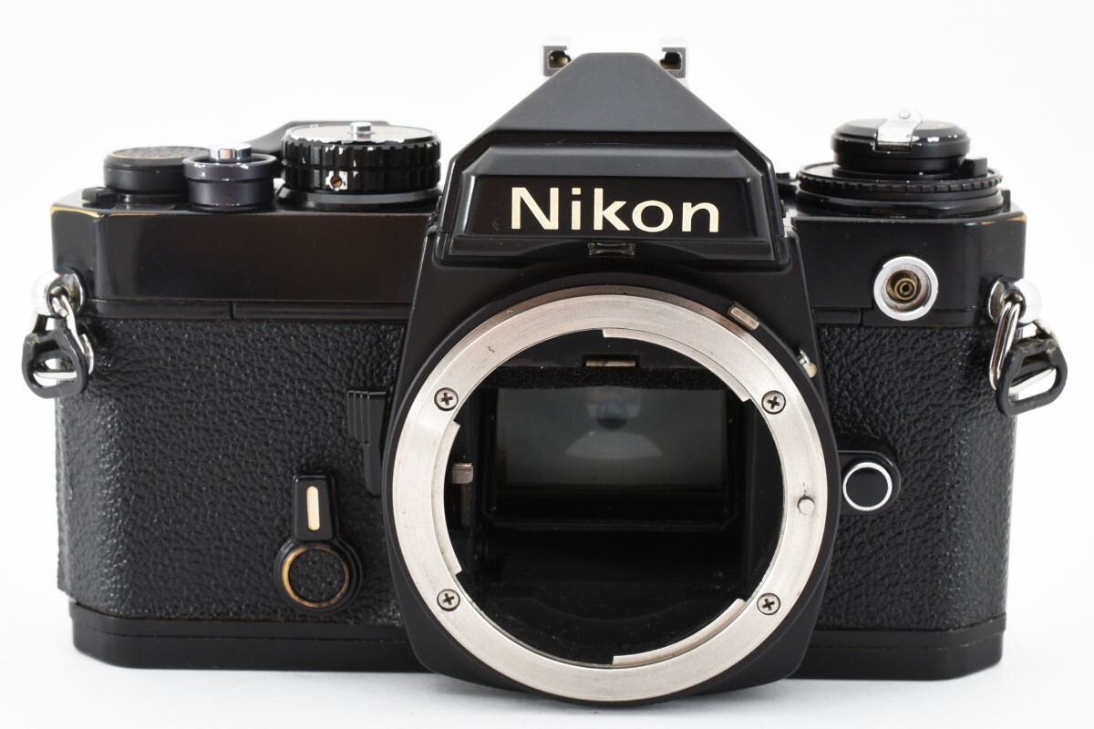 ★良品 動作確認済★ NIKON ニコン FE ブラック フィルムカメラ モルト新品交換済 防湿庫管理 #B223の画像2