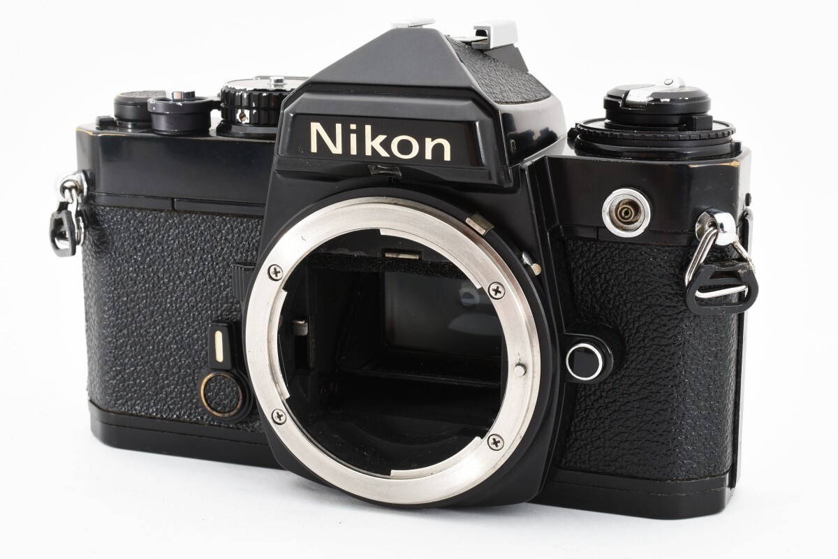 ★良品 動作確認済★ NIKON ニコン FE ブラック フィルムカメラ モルト新品交換済 防湿庫管理 #B223の画像3