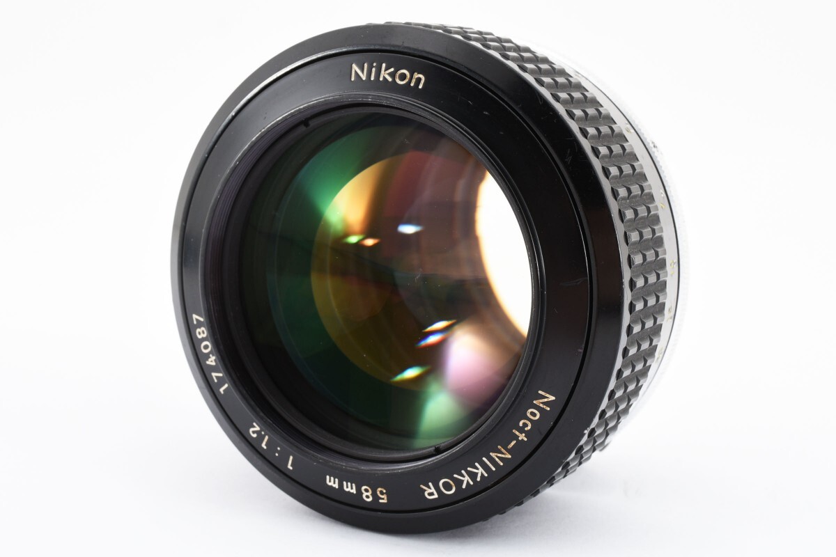 ★希少　動作確認済★ NIKON ニコン AI Noct-NIKKOR 58mm f1.2 MF レンズ　防湿庫管理 #B184_画像2