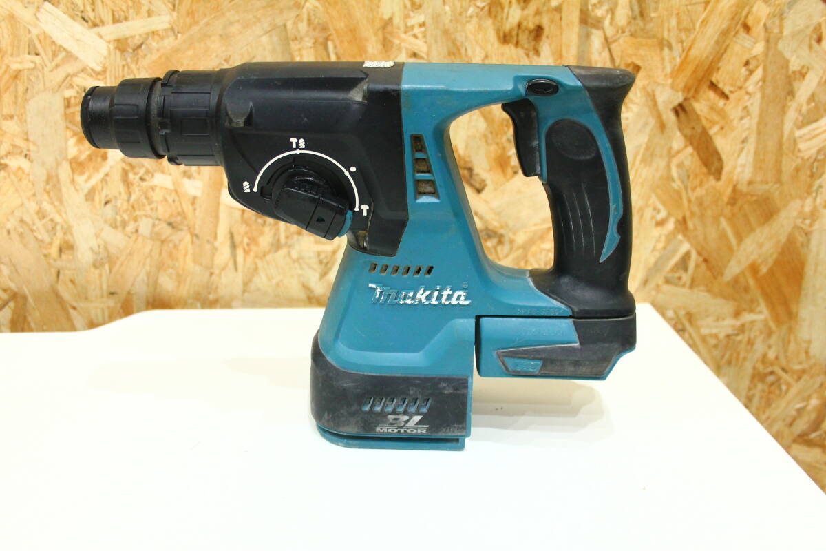 TH02406　makita　HR244D　充電式ハンマドリル　動作確認済　難あり　現状品_画像1