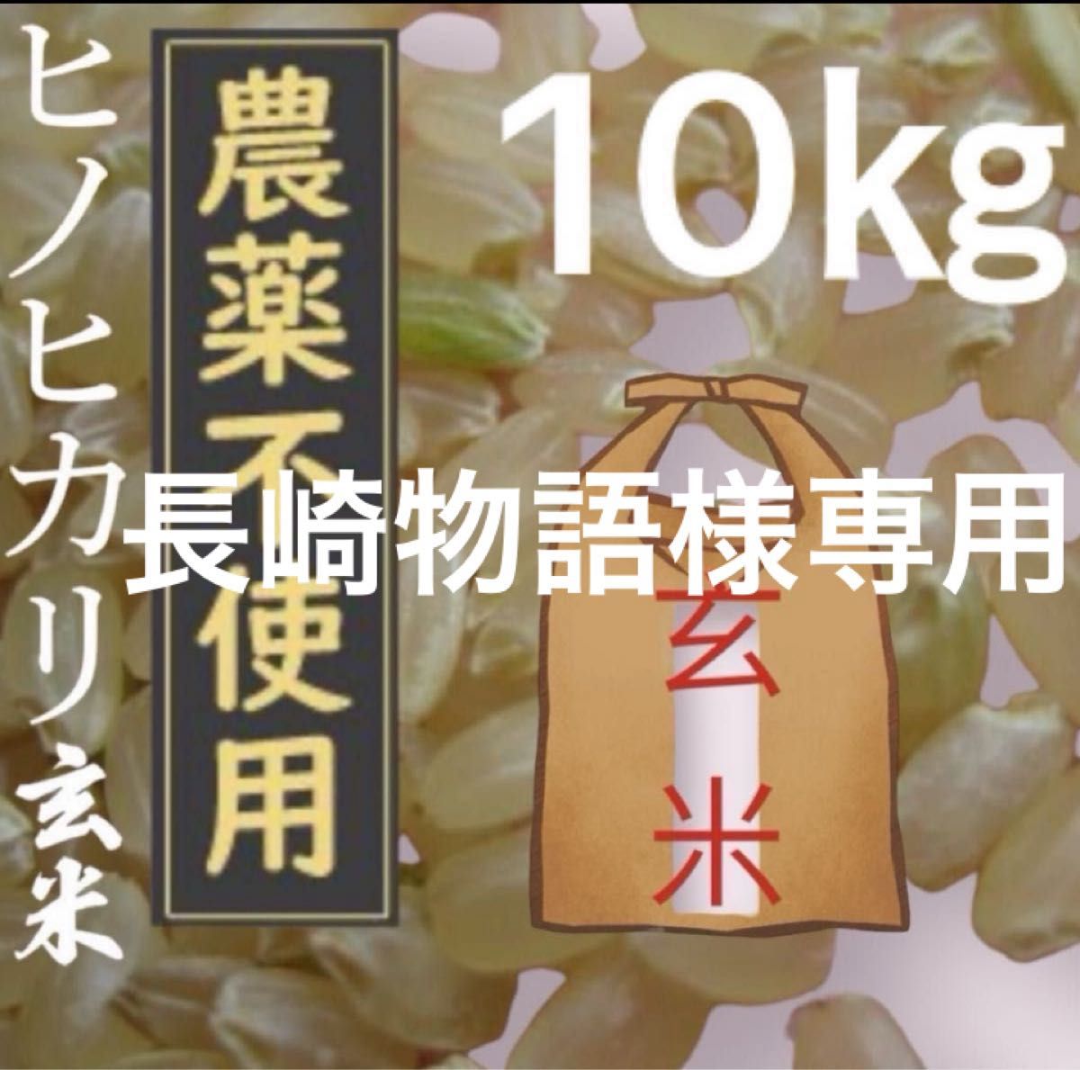 長崎物語様専用【令和5年産 新米 】農薬不使用・除草剤不使用 白米10kg