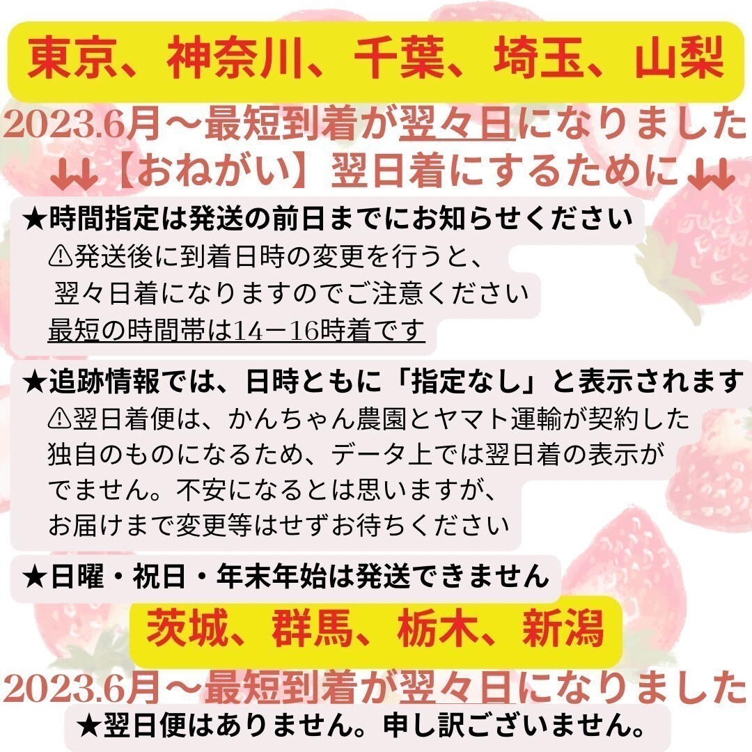 クール便★新鮮朝採り★かんちゃん農園の甘いいちご_画像3