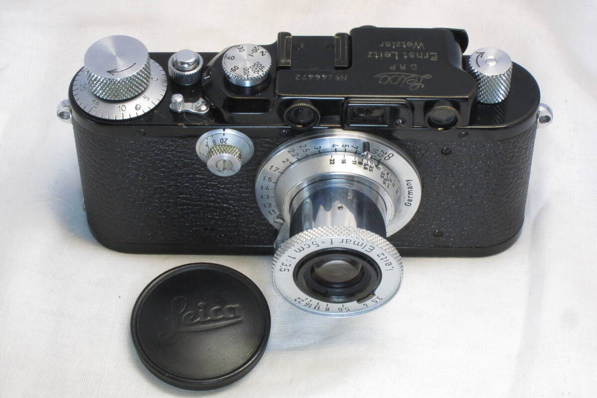 希少な美品 Leica DⅢ セミクローム Elmar 1:3.5 f=5cm Ernst Leitz Wetzlar Germany バルナックライカの画像1