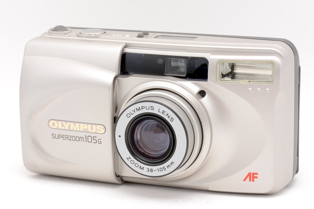 【美品】OLYMPUS オリンパス SUPERZOOM 105G コンパクトフィルムカメラ #4259の画像1