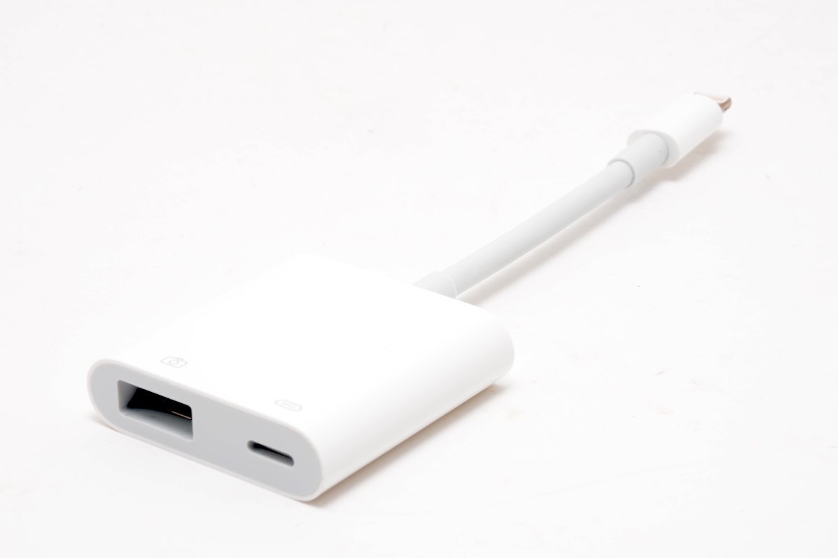 【美品】 Apple アップル Lightning to USB 3 Camera Adapter MK0W2AM/A A1619 USB 3 カメラアダプター #4296_画像5