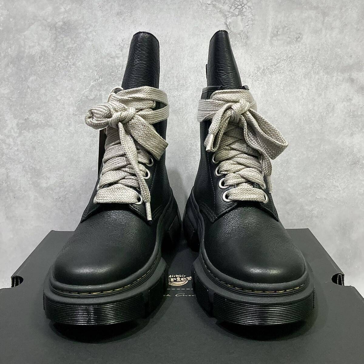 27cm 新品正規品 Rick Owens × Dr. Martens 1460 DMXL Jumbo Lace Boot リックオウエンス × ドクターマーチン 1460 ジャンボレースブーツの画像2