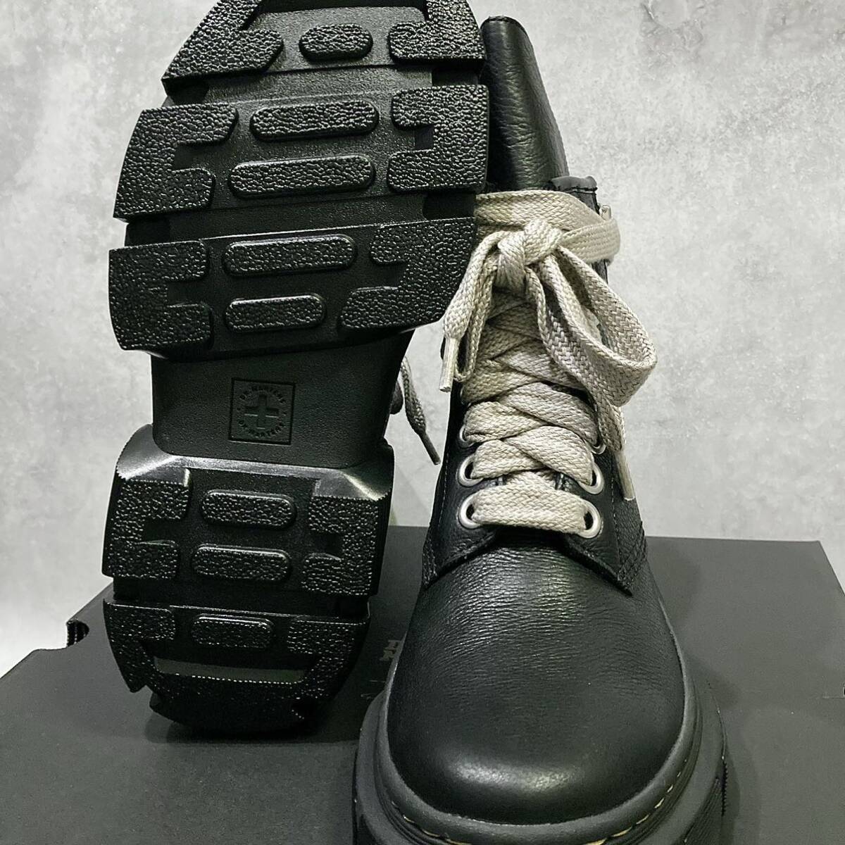 27cm 新品正規品 Rick Owens × Dr. Martens 1460 DMXL Jumbo Lace Boot リックオウエンス × ドクターマーチン 1460 ジャンボレースブーツの画像6