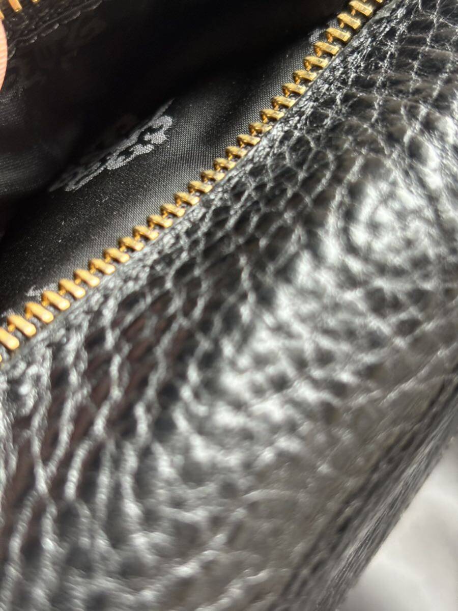 【未使用品】【22 K】クロムハーツ chromehearts WAVE MINI ウェーブミニ ウォレット 財布 ゴールド 金の画像9