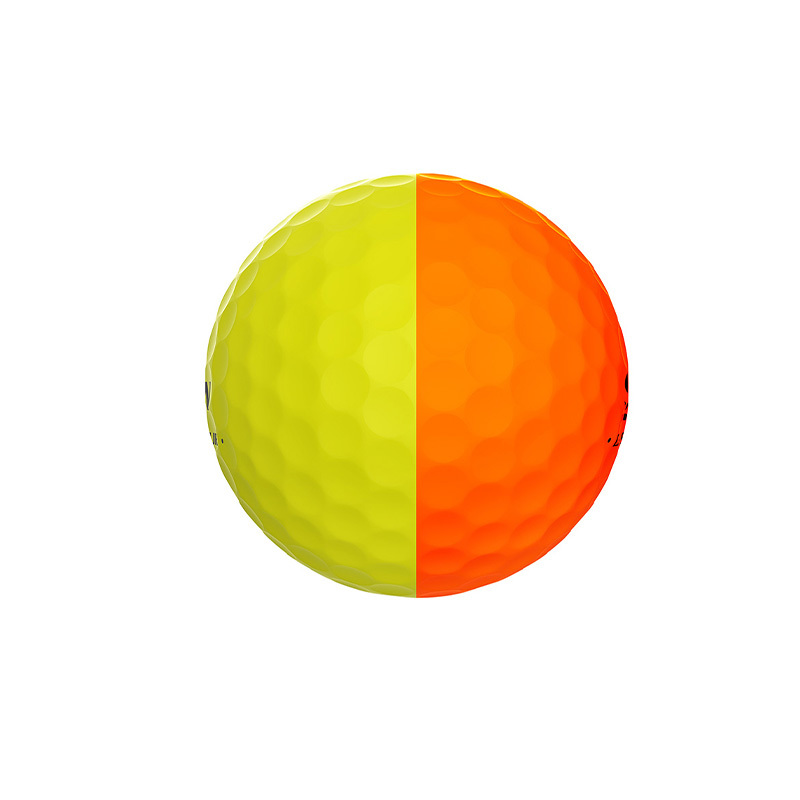 (USモデル)スリクソン ゴルフボール Q-STAR TOUR5 DIVIDE ゴルフボール イエローオレンジ マットカラーボール 12球入り SRIXON GOLF BALLの画像7