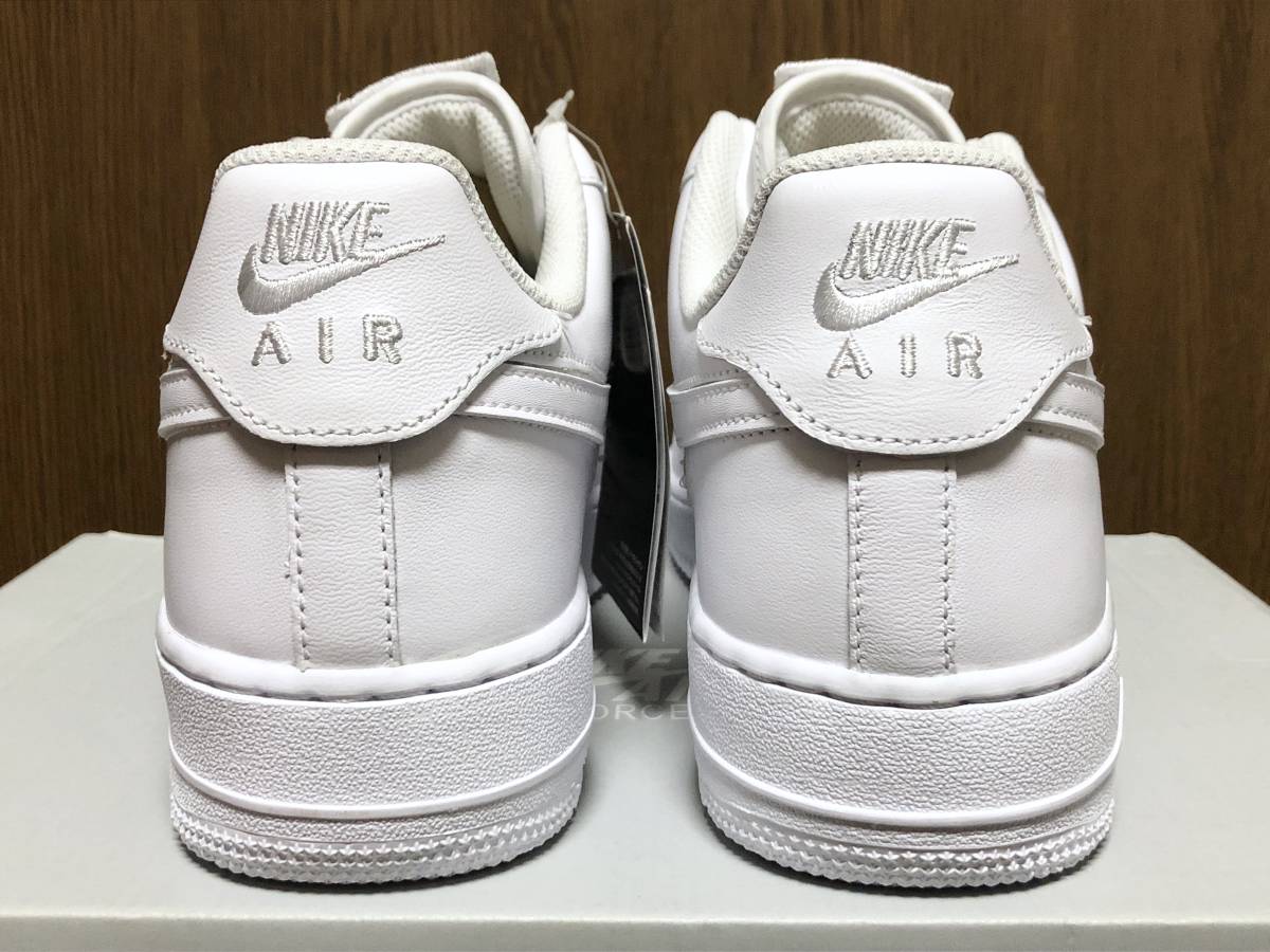 17年製 NIKE AIR FORCE 1 QS SWOOSH PACK ナイキ エアフォース スウォッシュ パック AF1【AH8462-102】ホワイト レザー 白 US10.5_画像8