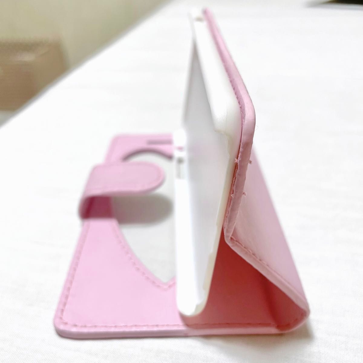 390サンキューマートハート手帳型iPhoneケースピンクiPhone6s 390サンキューマートハート手帳型iPhoneケースピンクiPhone6s