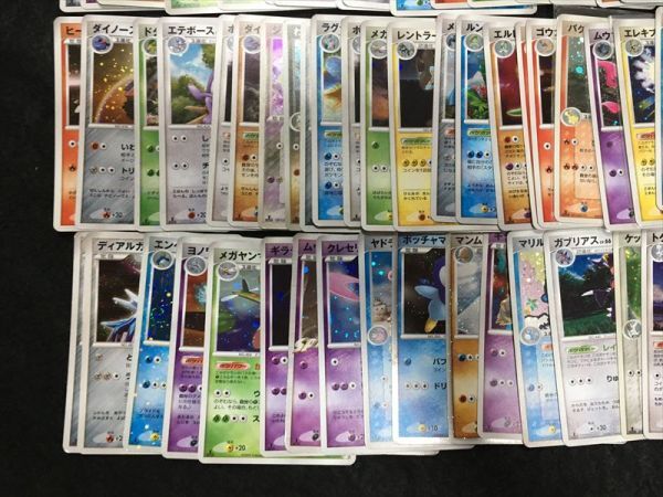 ポケモンカード まとめ売り キラのみ 100枚セット ADV PCG DP Pokemon card Japanese Holo 大量 ファウンスのジラーチ ルギア ミュウ 等_画像5