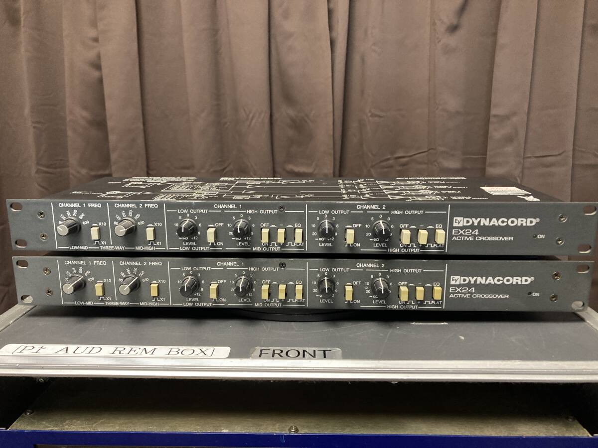 [ free shipping ] [ used operation goods ] Dynacord Electro-Voice (EV) EX24 pair 2/3way analogue crossover tea nteba100V specification 
